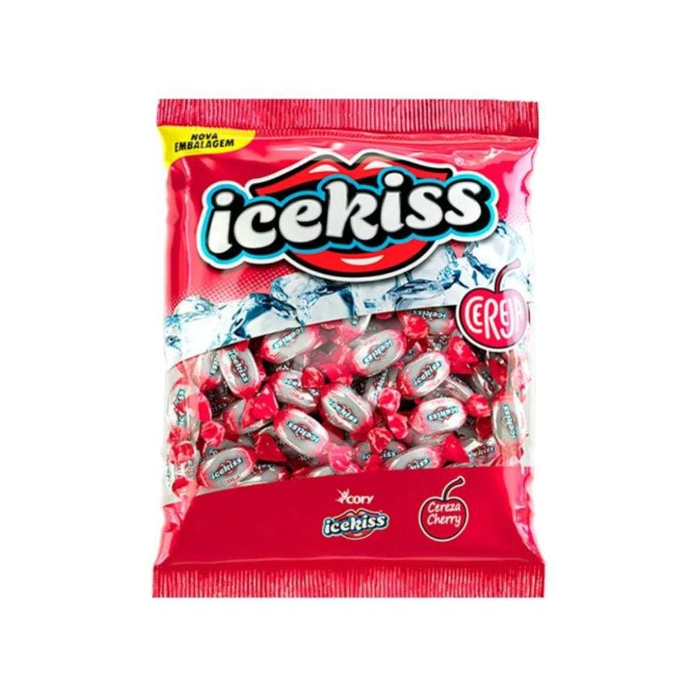 Bala Dura Icekiss Cereja Pacote 500g