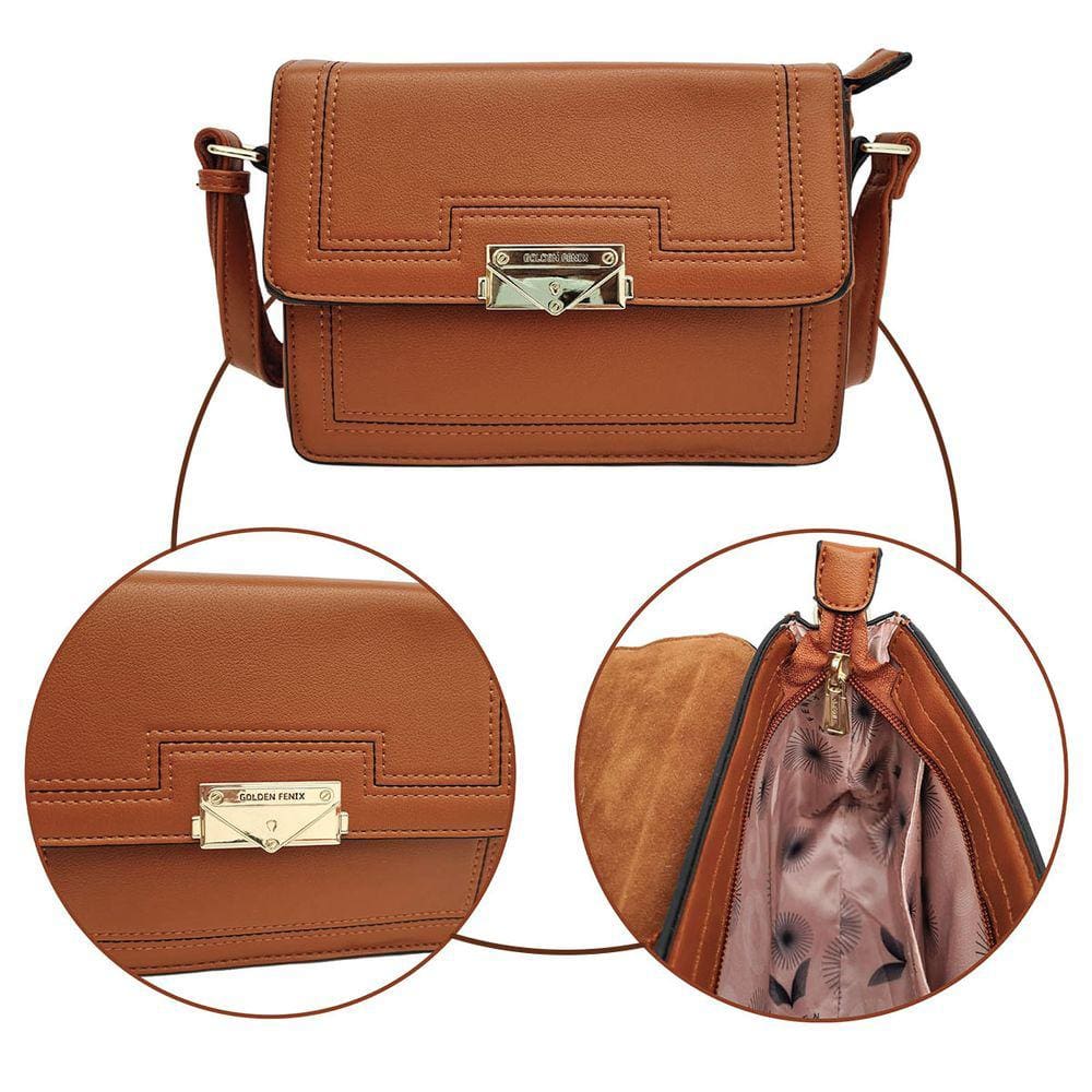 Bolsa Feminina Transversal Tiracolo - Golden Fenix