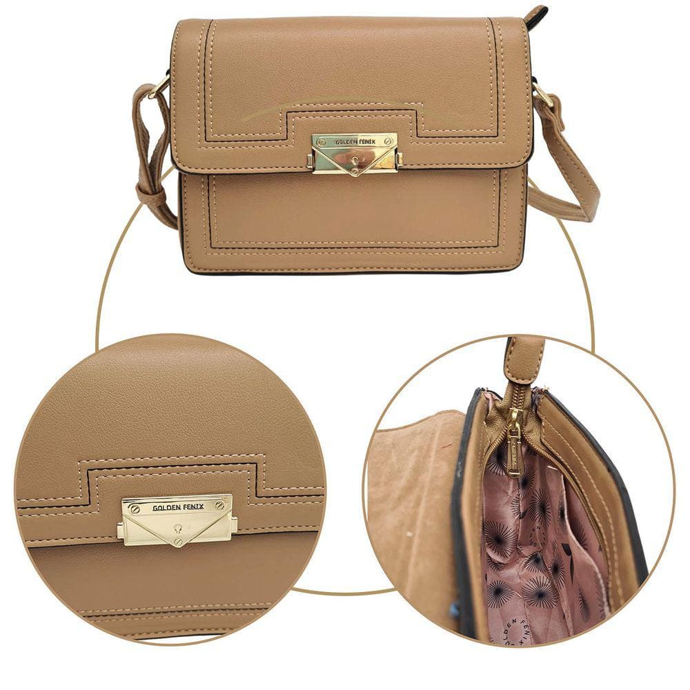 Bolsa Feminina Transversal Tiracolo - Golden Fenix