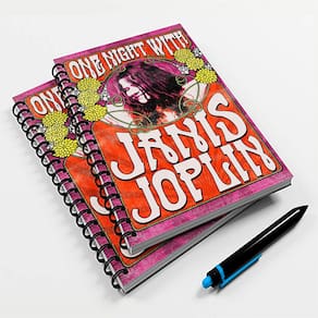Caderno Universitário 96 Fls Rock Janis Joplin