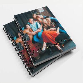 Caderno Universitário 10 Mat Serie Friends Mod. 02