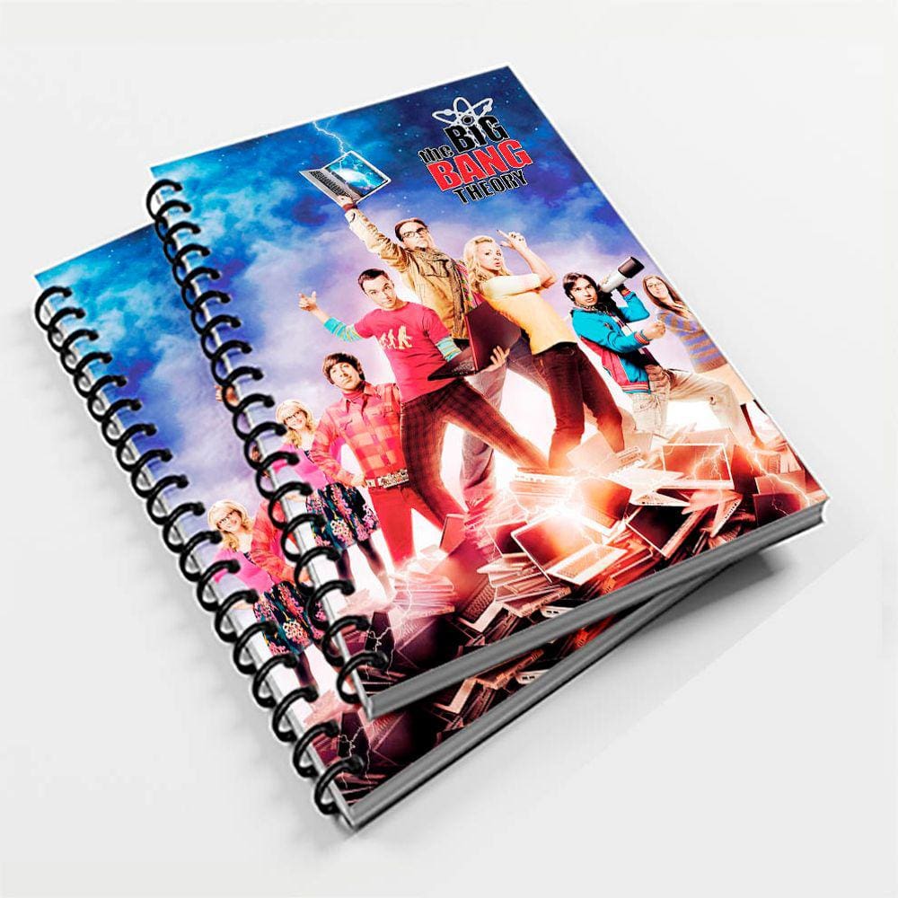 Caderno Universitário 10 Mat Serie Big Bang Theory