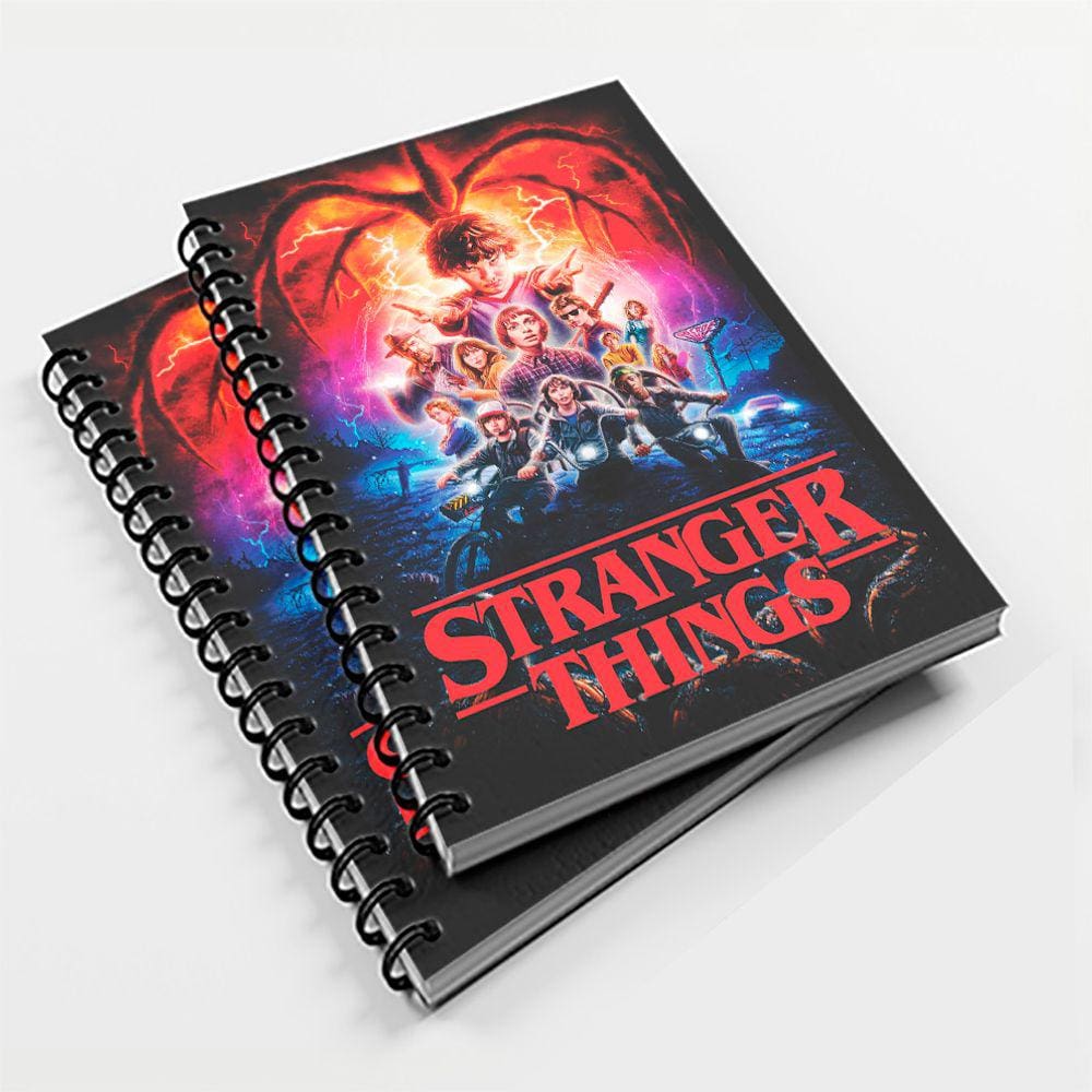 Caderno Universitário 96fls Serie Stranger Things Mod.04