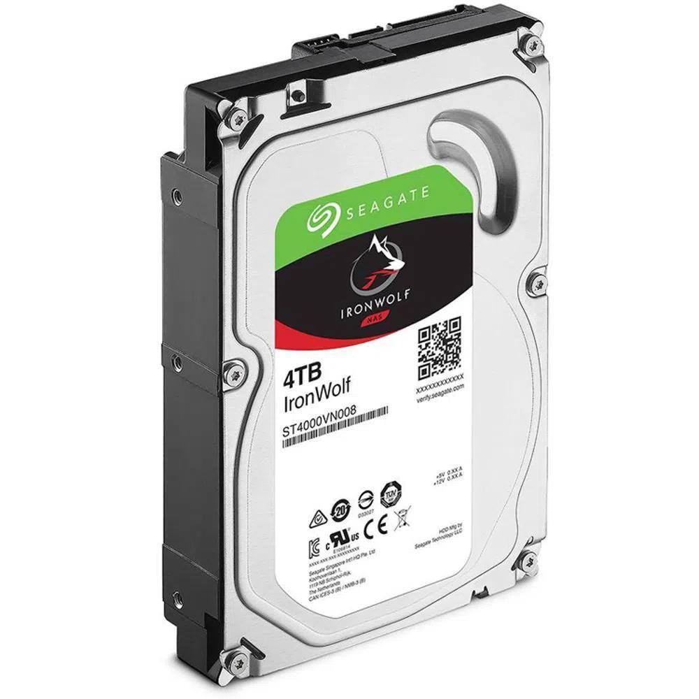 Hd Seagate Ironwolf 4Tb 5400Epm Sata | Casas Bahia