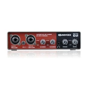 Interface De Áudio Soundvoice Delphi02 2canais 24bits 192khz