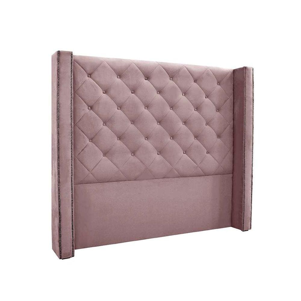 cabeceira king vicenza veludo lilás