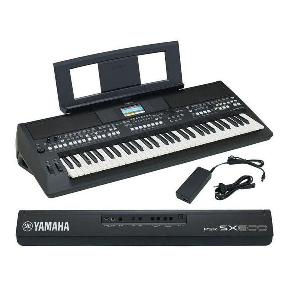 Teclado musical Yamaha PSR Series PSR-E373 61 teclas preto