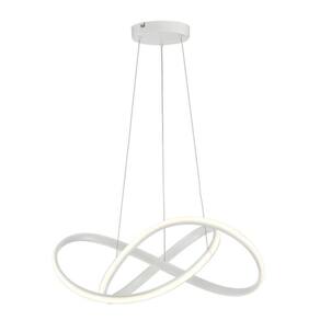 Pendente Luminária Strip 50X20cm 02 Metros De Cabo – Branco