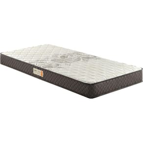 Colchão Solteiro D33 Bordado 078x188x14cm Ecoline Ecoflex Marrom