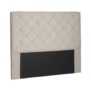 Cabeceira Tania Cama Box King 195Cm Suede Bege