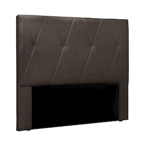 Cabeceira Para Cama Box Queen Aquilla 160Cm Veludo Marrom
