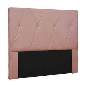Cabeceira Para Cama Box Queen Aquilla 160Cm Veludo Rosa