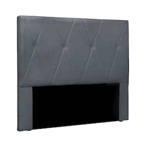 Cabeceira Para Cama Box Casal Aquilla 140Cm Veludo Cinza