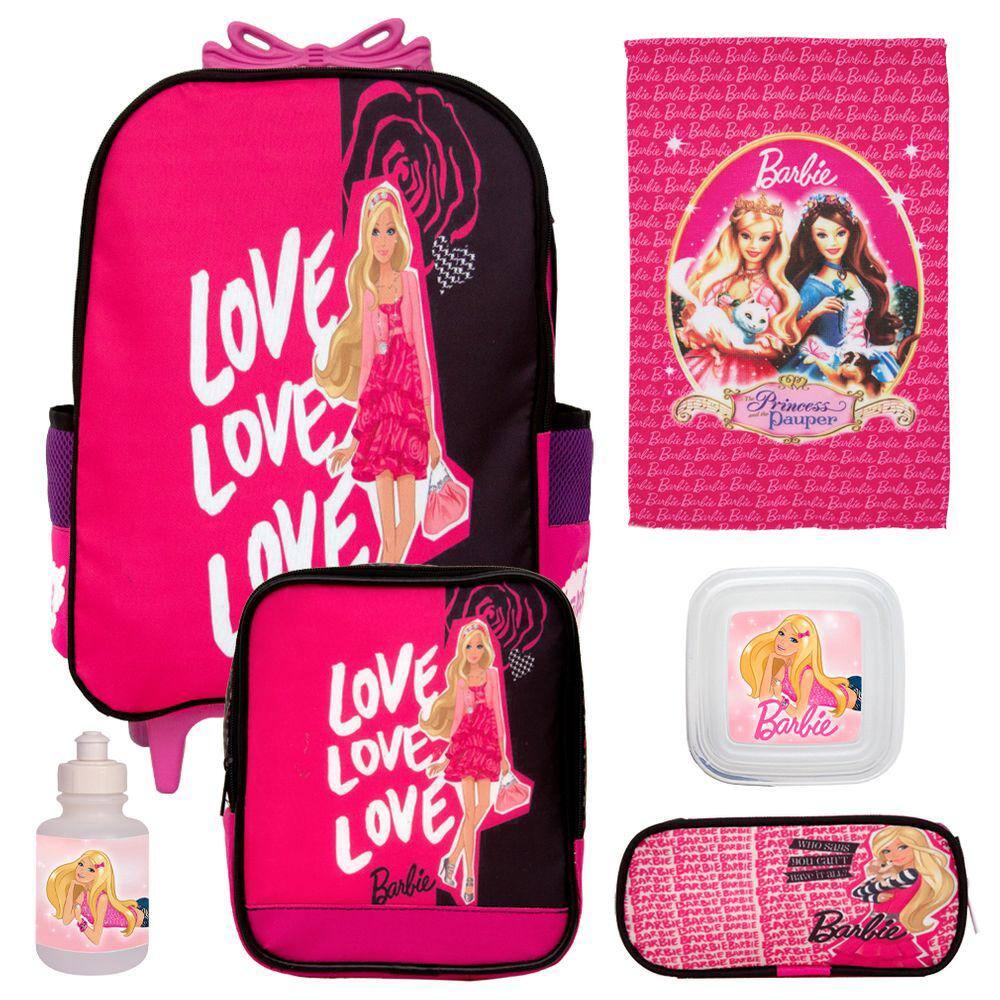 Kit Mochila Barbie Girl Tamanho Grande Original Sestini em Promoção na  Americanas