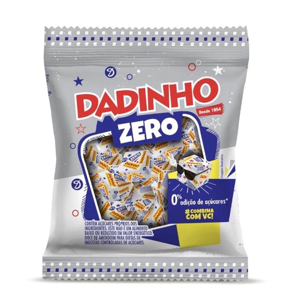 Dadinho Zero Açúcar `Pacote 90g