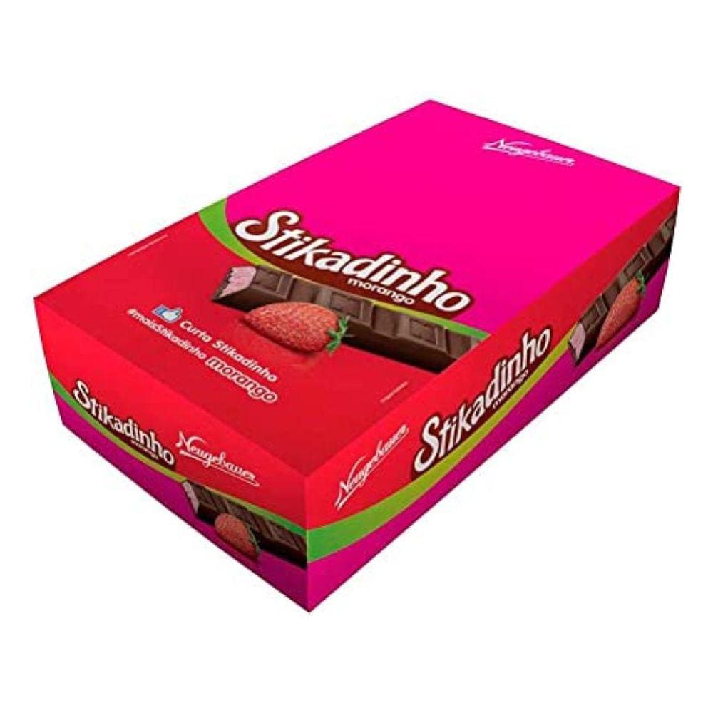 Chocolate Stikadinho 12,3g Caixa C/32unid - 393,6g
