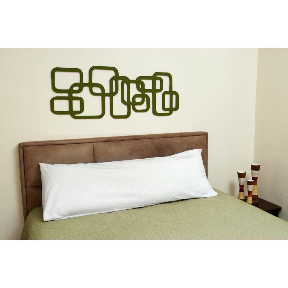 Travesseiro para Corpo Aman 30x50x130cm Ortobom Branco