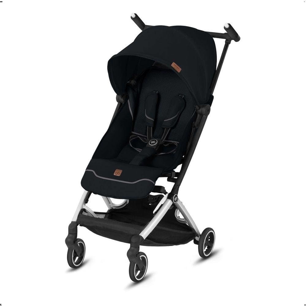 Carrinho De Bebê Para Viajem Dobrável Pockit All-city Preto