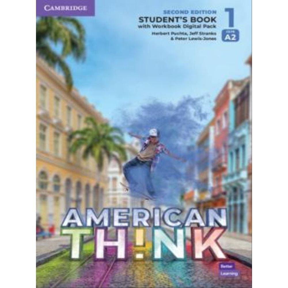 American Think 1 Student´S Book With Workbook Digital Pack - Second Edition