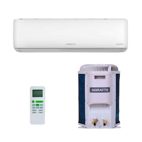 Ar Condicionado Split Inverter Agratto Hi Wall Liv Top 9000 BTUs Quente Frio LCST9QF - 220V