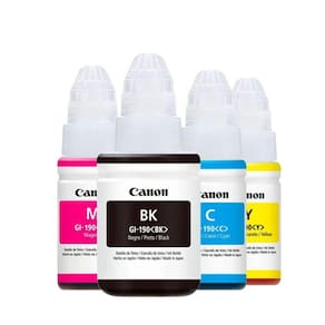 kit 4 Refil Tinta G190 BK C Y M G3110 G4100 G3100