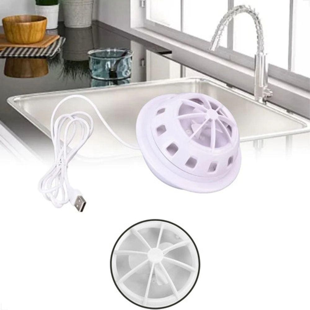 Mini Máquina De Lavar Louca Alimentos Frutas Legumes Verduras Usb Multifuncional Alta Pressão Prêmio - Envio Rapido