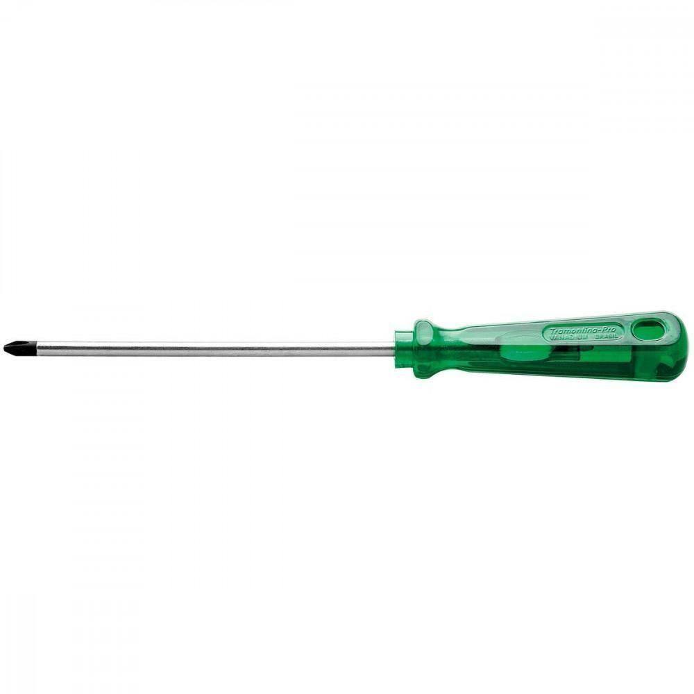 Chave De Fenda Ponta Cruzada Cromo Vanádio 3X250 Mm (1/8X10"