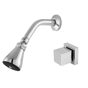 Kit Chuveiro Frio 6cm + 01 Acabamento Quadrado cromado Padrão Deca