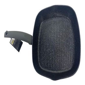 Frigideira Grelhador 28cm Aluminio Cabo Soft Cinza