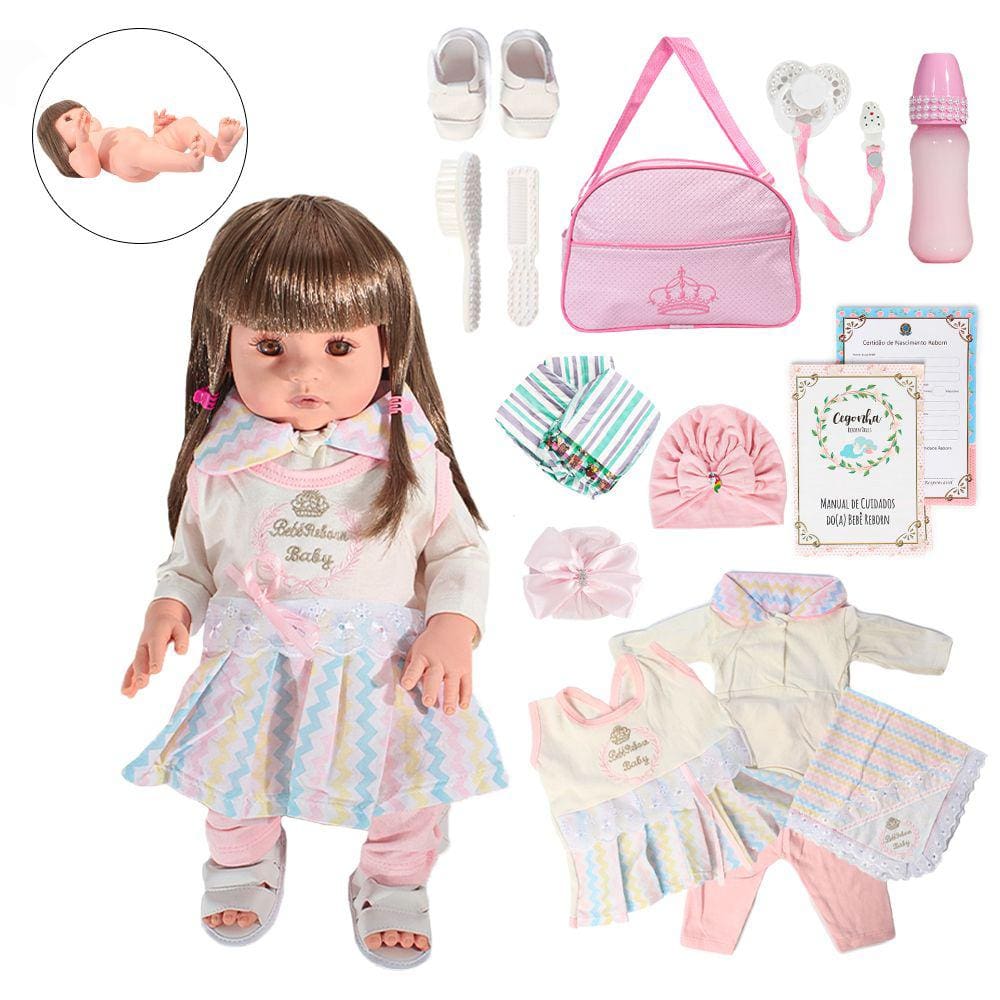 Bebe reborn barata menina silicone