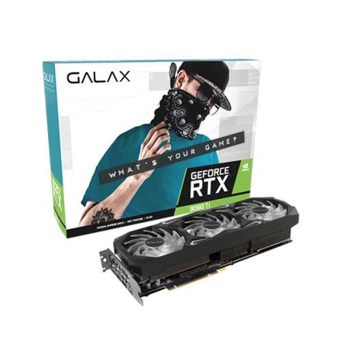 Placa de Vídeo Nvidia Geforce RTX 3060 Ti 1 Click OC Plus SG Galax 8Gb GDDR6X 256Bits 36ISM6MD1GSP