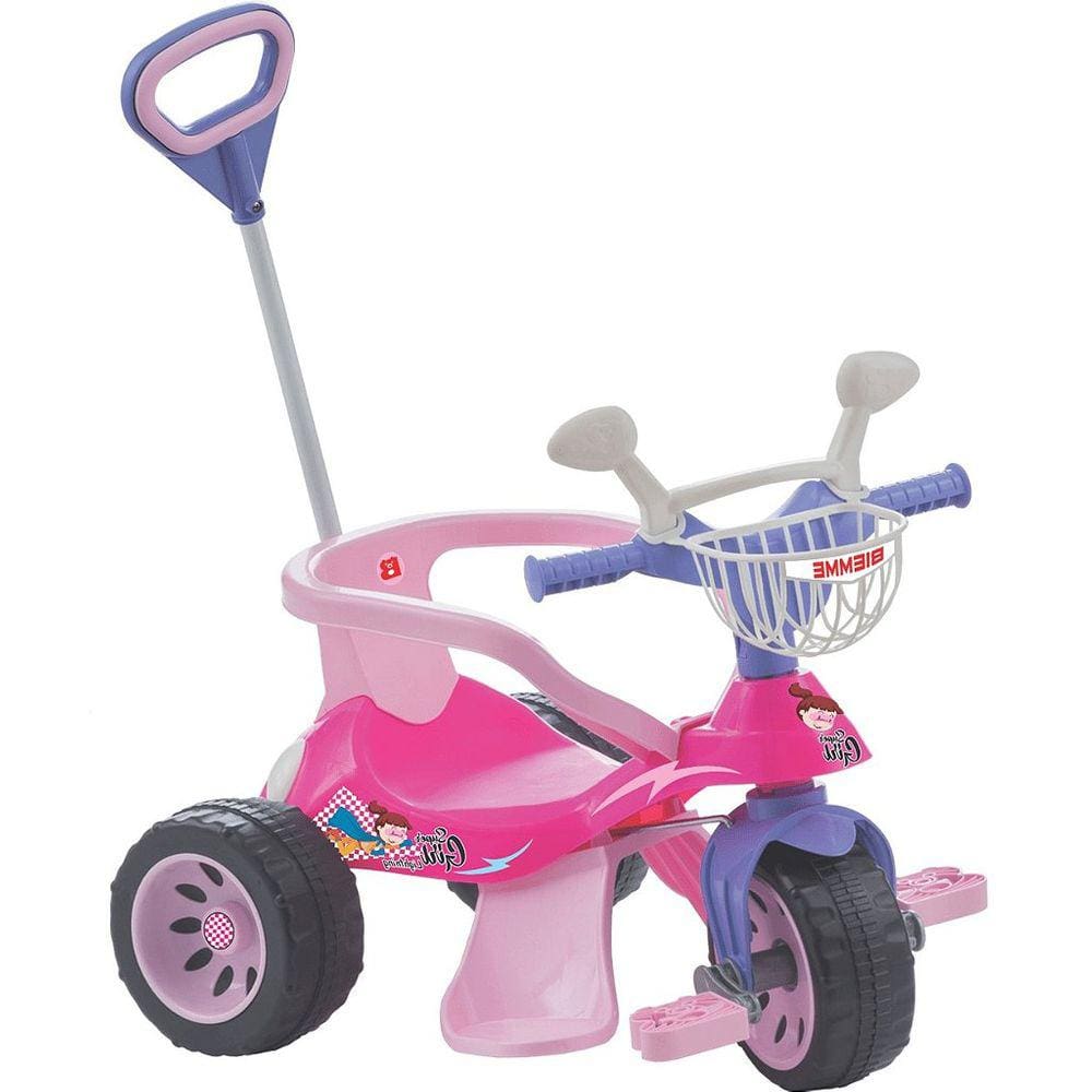 Velocípede Reclinável Rosa Bandeirante Passeio/Pedal - 352