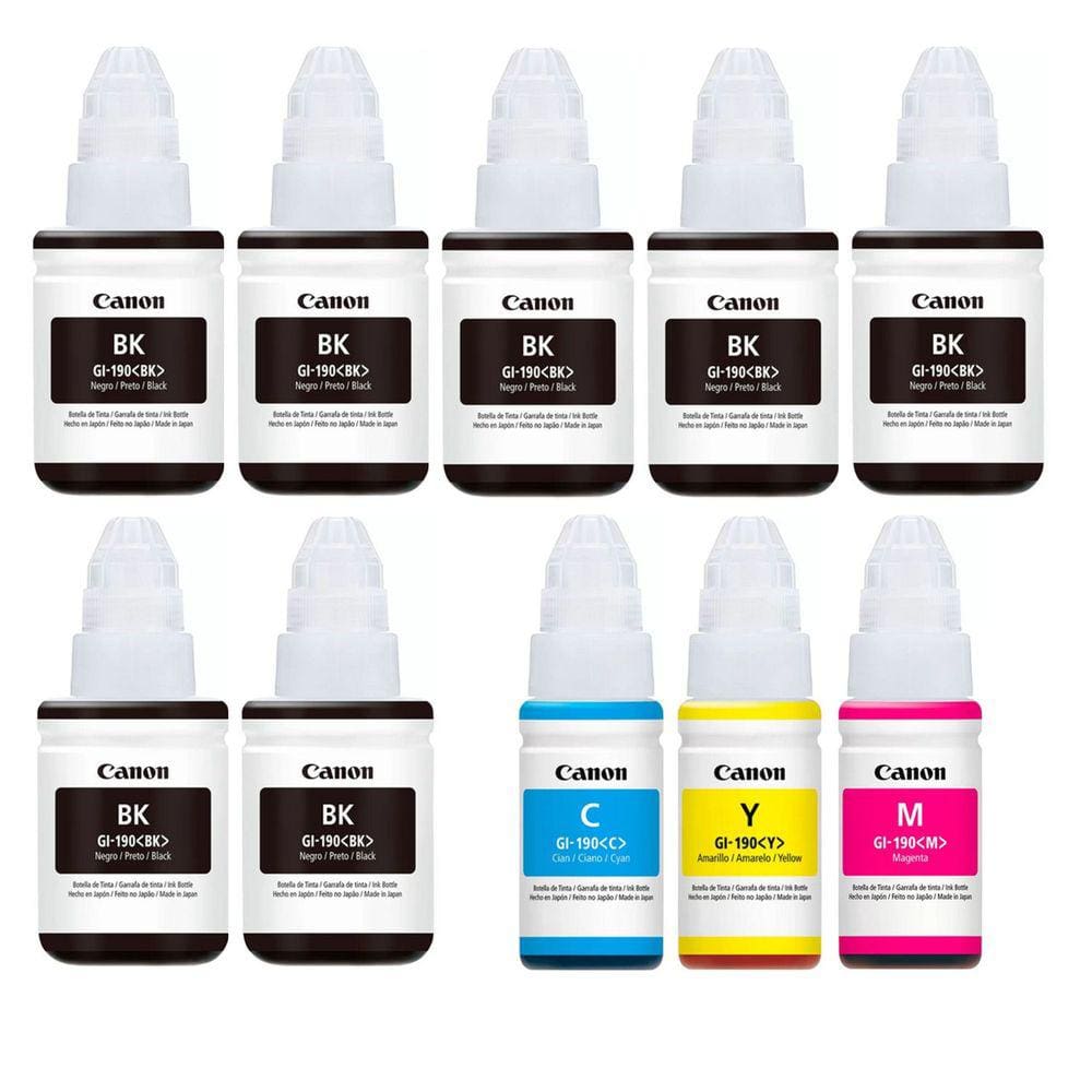kit 10 Refil Tinta G3110 BK C Y M