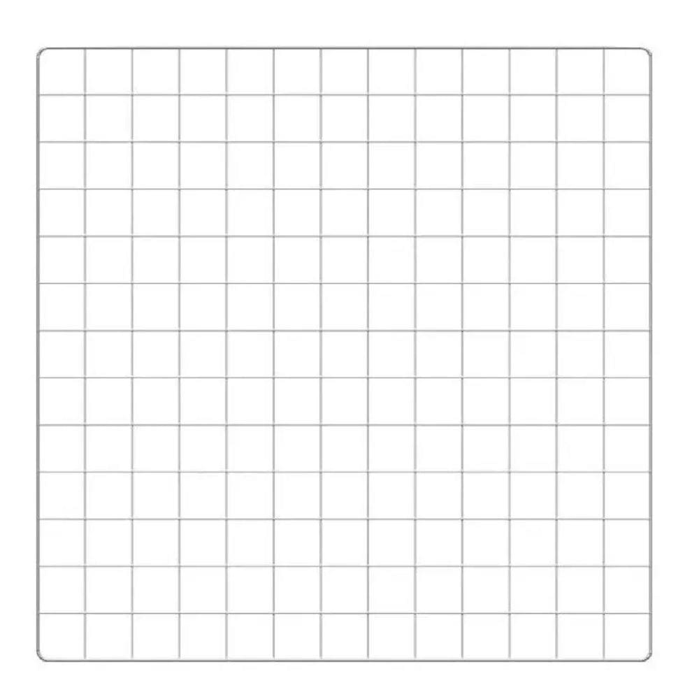 Kit 20 Tela Aramada 30x30 Malha 2,5cm Memory Board Cercado Pet Porquinho da Índia Hamster Twister Branco