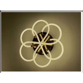Paflon/Arandela Flor Moderno em Led 3000k 62w D60 cm