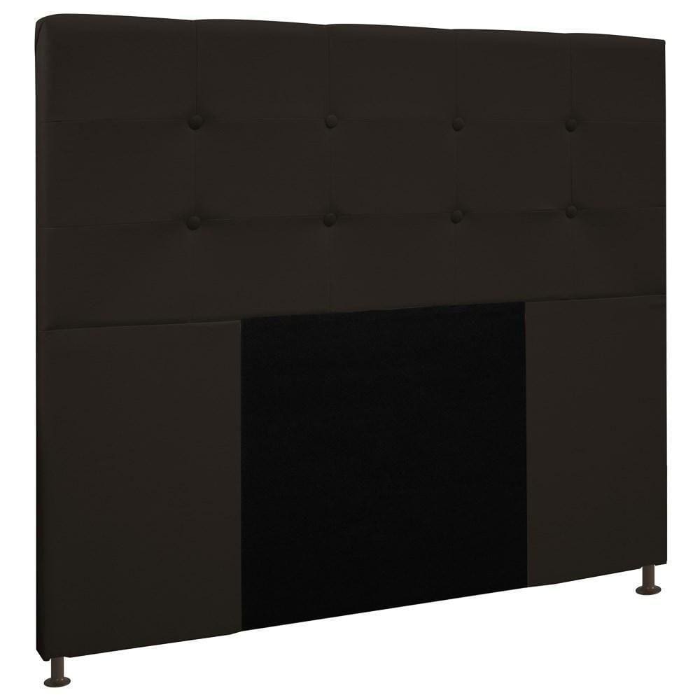 Cabeceira Cama Box Casal Queen 160cm Safira Marrom