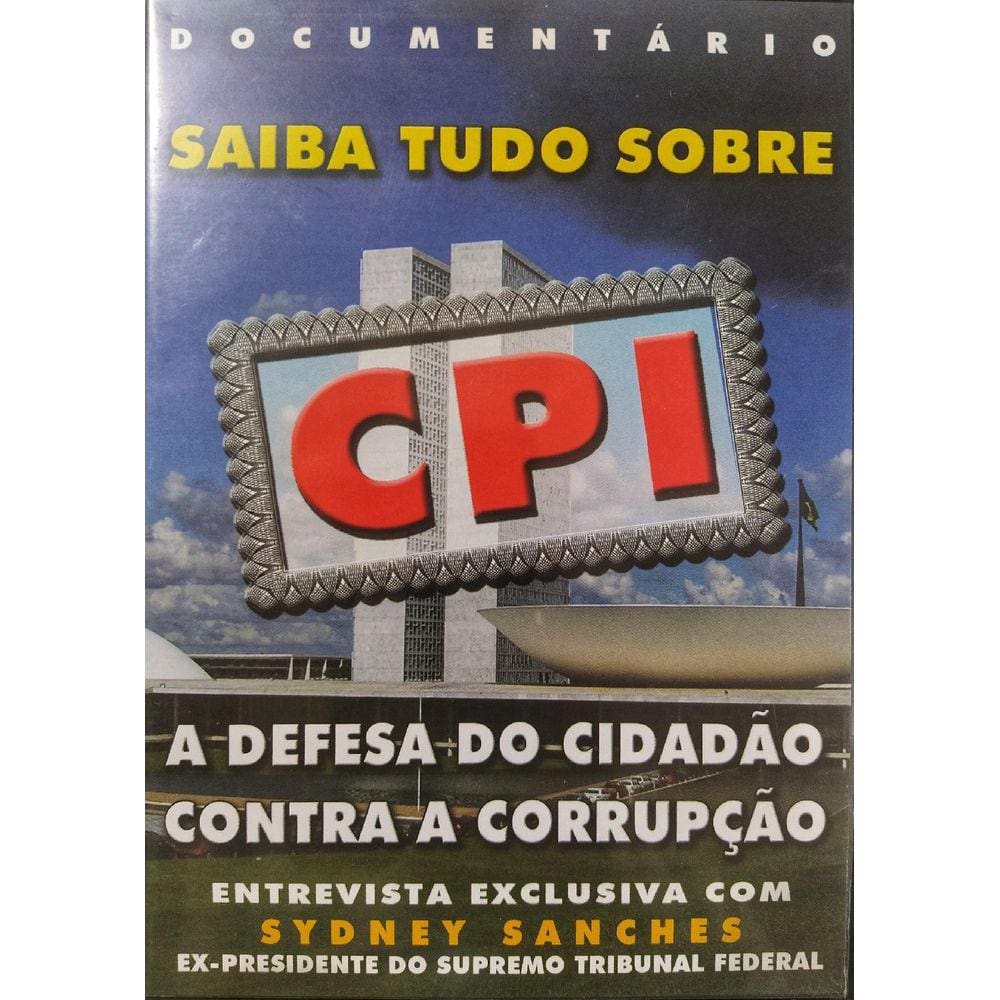 Dvd Documentário: Saiba Tudo Sobre Cpi