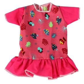 Roupa Boneca Para Baby Alive - Jardineira Sereia - Casinha 4