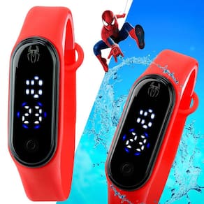 Relógio Infantil Digital Menino Heróis Vingadores Marvel