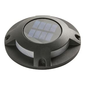 Balizador Led Solar Alum Luminária De Chão Sobrepor