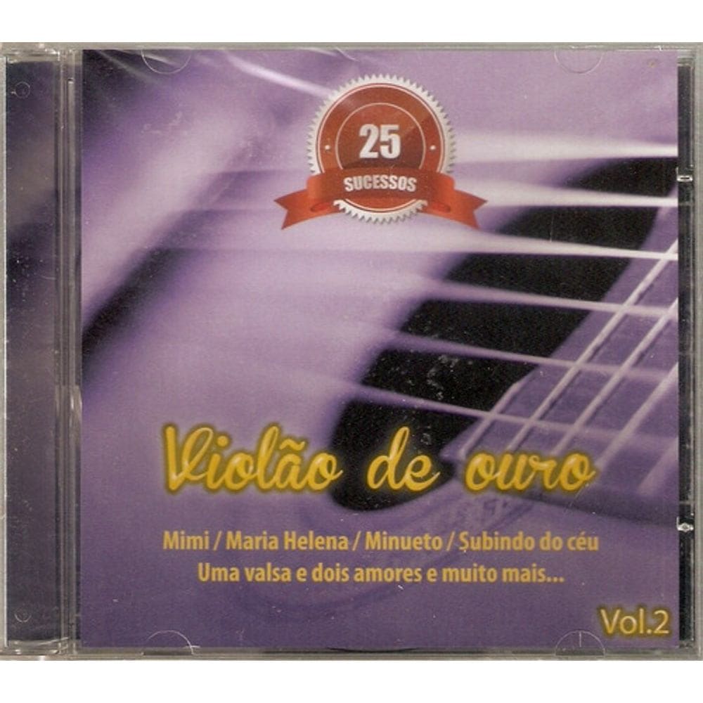 Cd 25 Sucessos - Violão de ouro vol 2