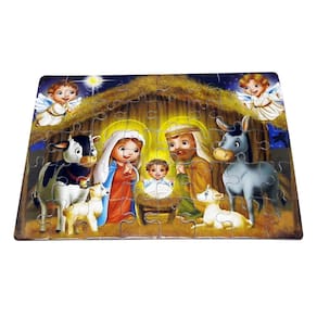 Quebra-cabeça Personalizado Presépio Nascimento Jesus Cristo