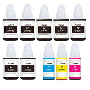 kit 10 Refil Tinta G3100 BK C Y M