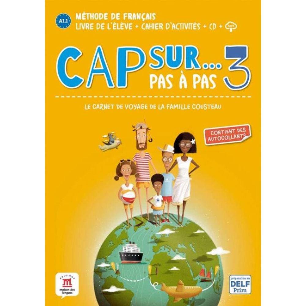 Cap Sur Pas A Pas 3 - Livre De L´Eleve + Cahier D´Activites