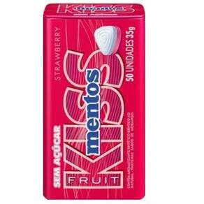 Mentos Lata Pastilha Kiss Morango