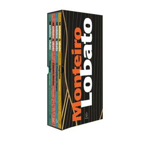 Monteiro Lobato Com 4 Livros E Marcadores De Paginas