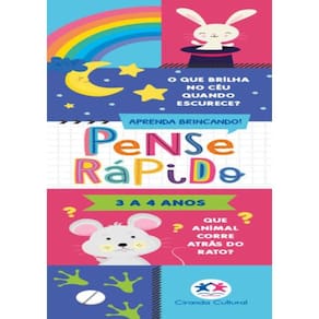 Pense Rapido - 3 A 4 Anos