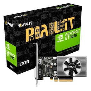 Placa De Video Palit Geforce Gt1030 2Gb Ddr4 64Bits Dvi Hdmi