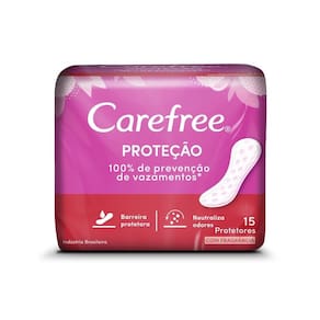 Protetor Diário Carefree Proteção com Perfume com 15 unidades