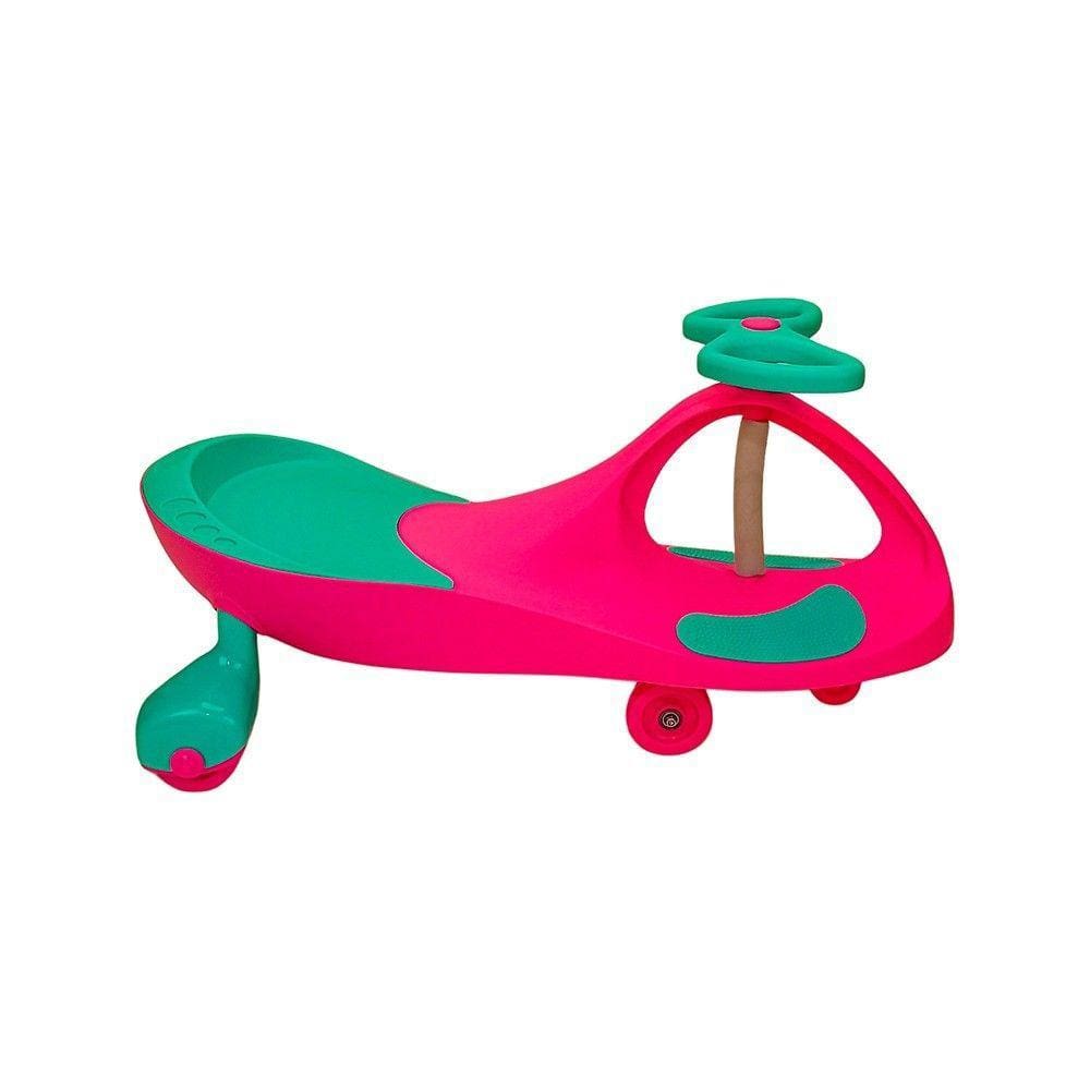 Carrinho Super Infantil Gira Gira Unitoys Rosa Claro 1509